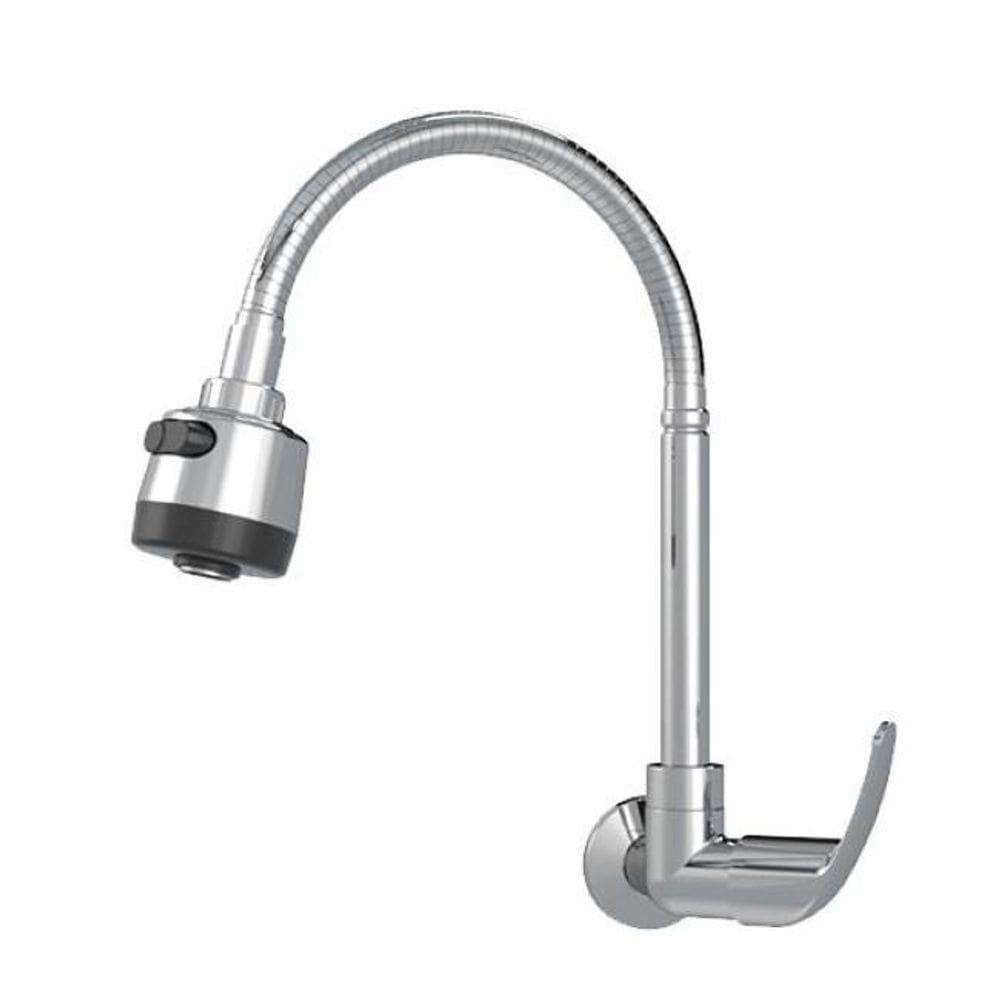 Torneira Cozinha Parede Bica Móvel Gourmet Monoc Abs - 1167