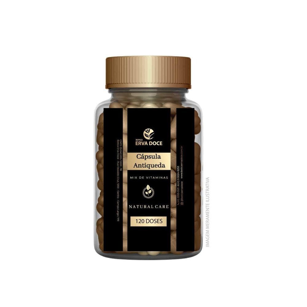 Capsula Antiqueda E Fortalecedora Cabelos e Unhas 120Caps