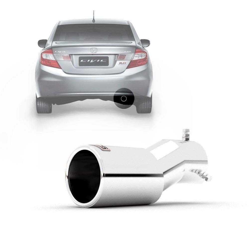 Ponteira Escapamento Esportivo Outs Civic 2012/16 Aço Inox
