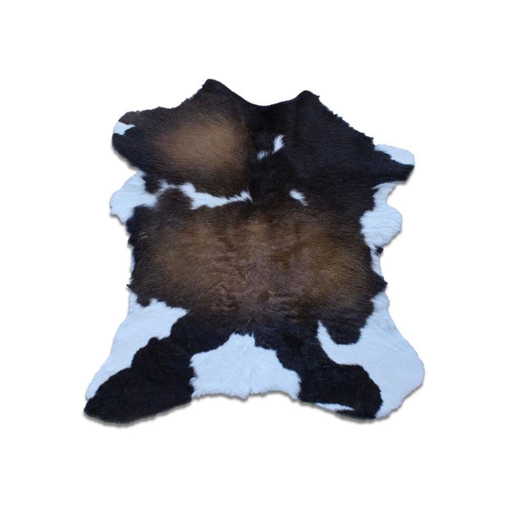 Tapete Pele De Bezerro Tricolor 90Cm