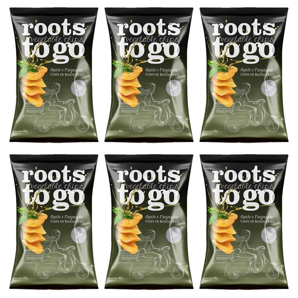 Roots To Go Azeite Manjericão Kit Com 6Un 45G