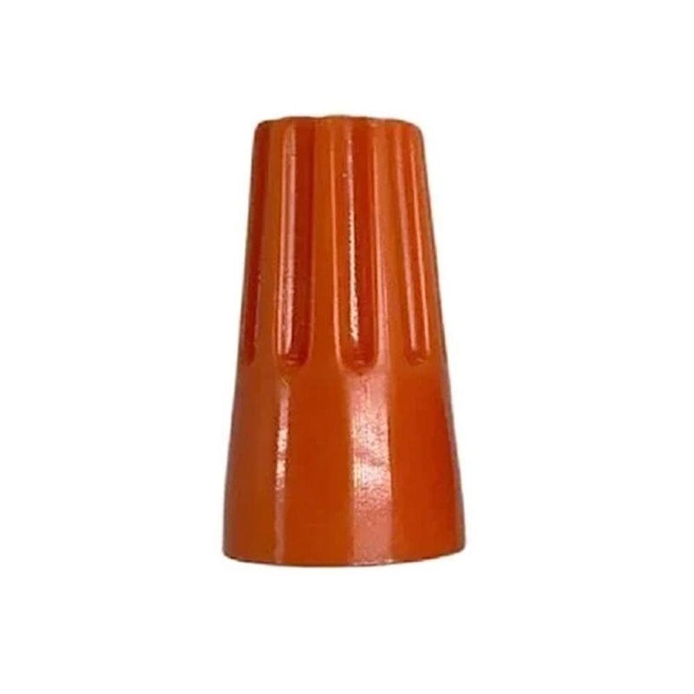 Terminal Torção Laranja 2 x 2,5mm² 50 Peças Decorlux