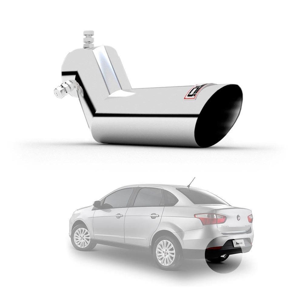 Ponteira De Escapamento Esportivo Outs Grand Siena Inox Pop