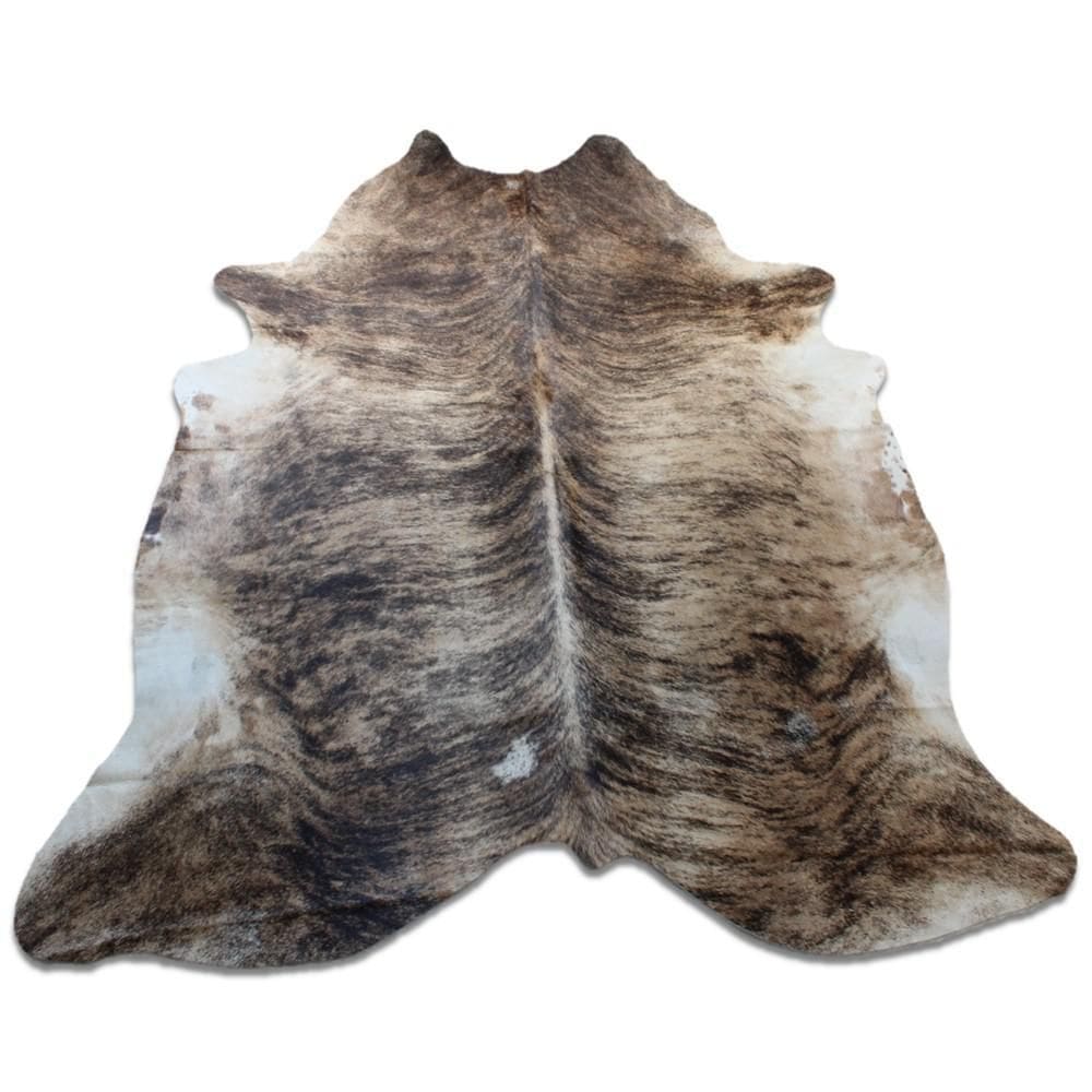 Tapete Couro De Boi Natural Grande Araçá Cor Médio