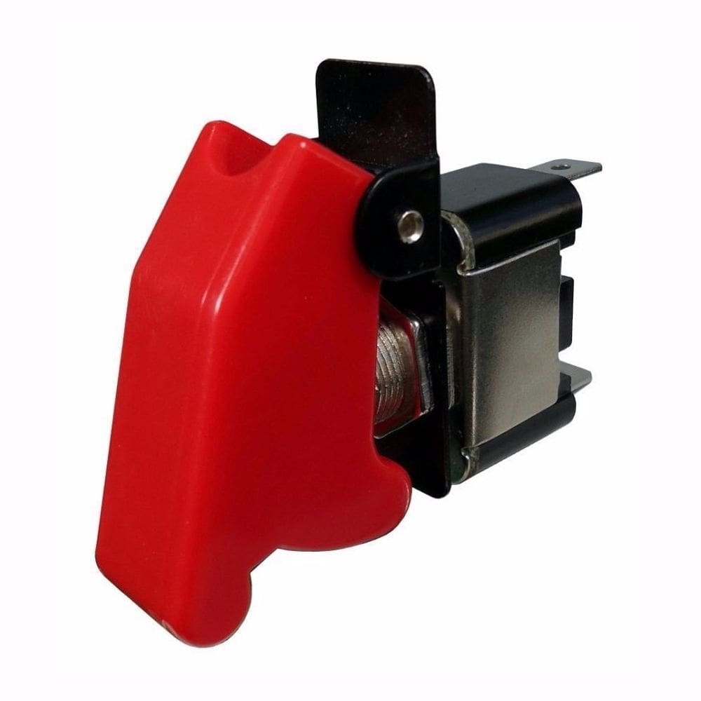 Chave Liga Desliga Tipo Aviao Caca Vermelha Turbo Tuning