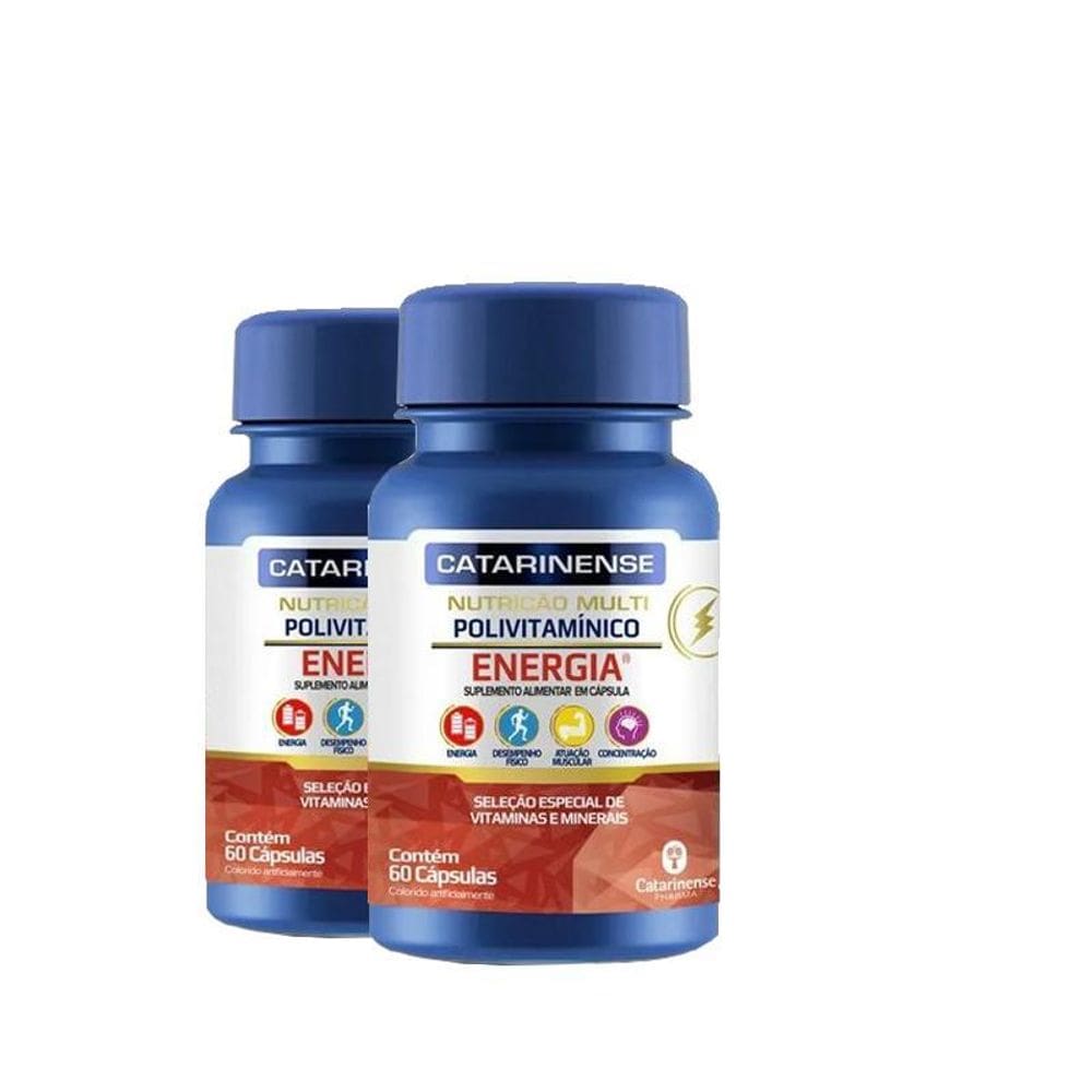 Kit 2 Polivitamínico Energia Catarinense 60 Capsulas