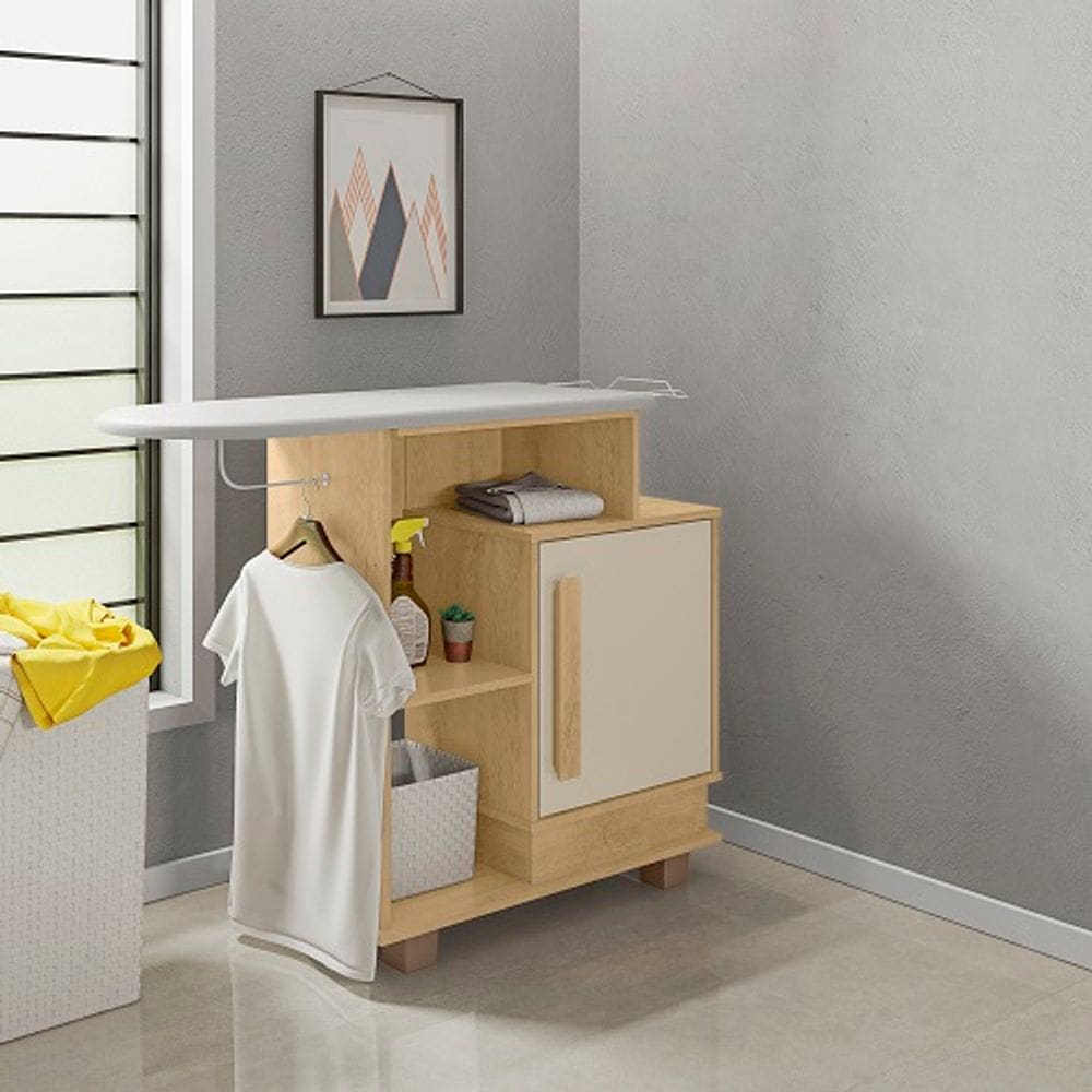 Tabua De Passar Roupas Havai Cinamomo/Off White - RV Móveis