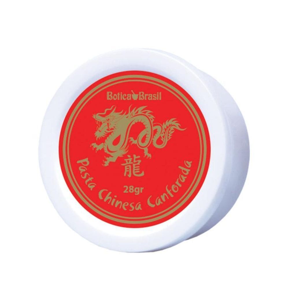 Pasta Canforada Chinesa Com Mentol Canela E Eucalipto