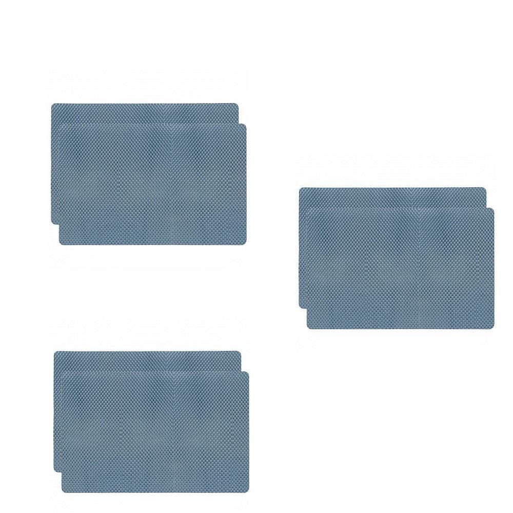 Jogo Americano Antiderrapante - Todos Dias - Jeans - 6 Peças