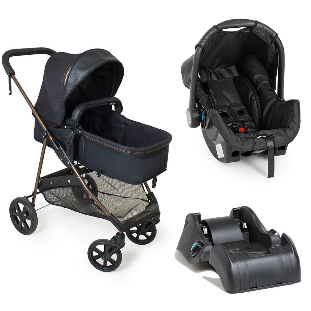 Carrinho Napoli G22 Trio Preto Cobre Galzerano