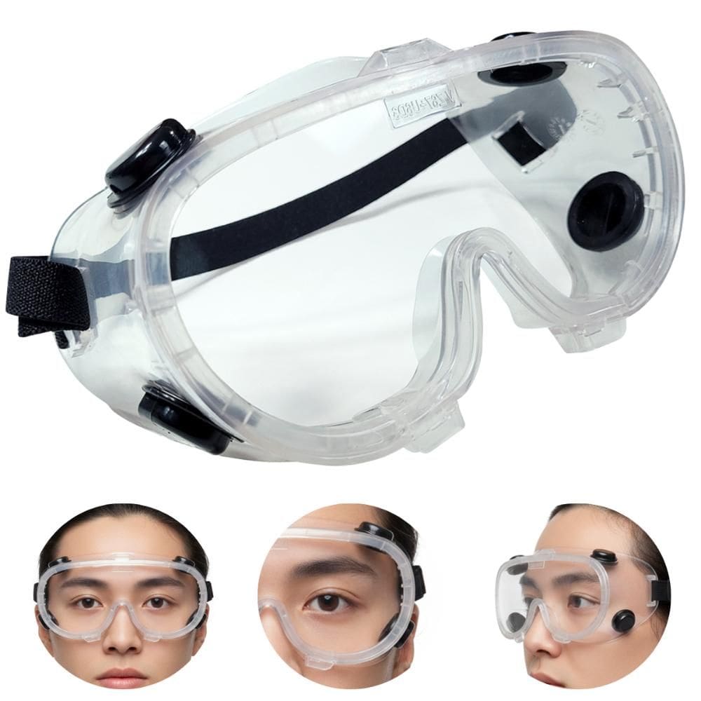 Óculos de Proteção Ampla Visão Antirrisco Antiembaçante Incolor Valvulado Vvision 40 EPI Volk