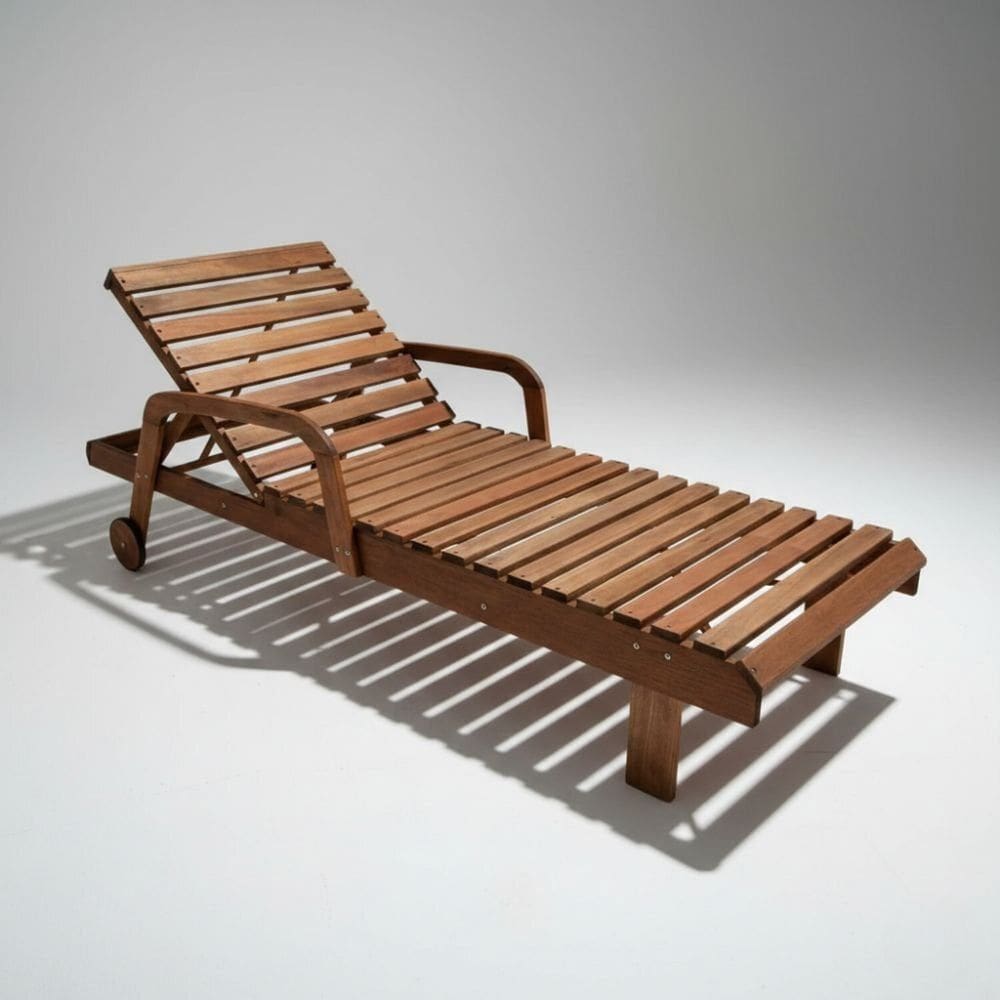 Espreguiçadeira Madeira Maciça Evo Madeira