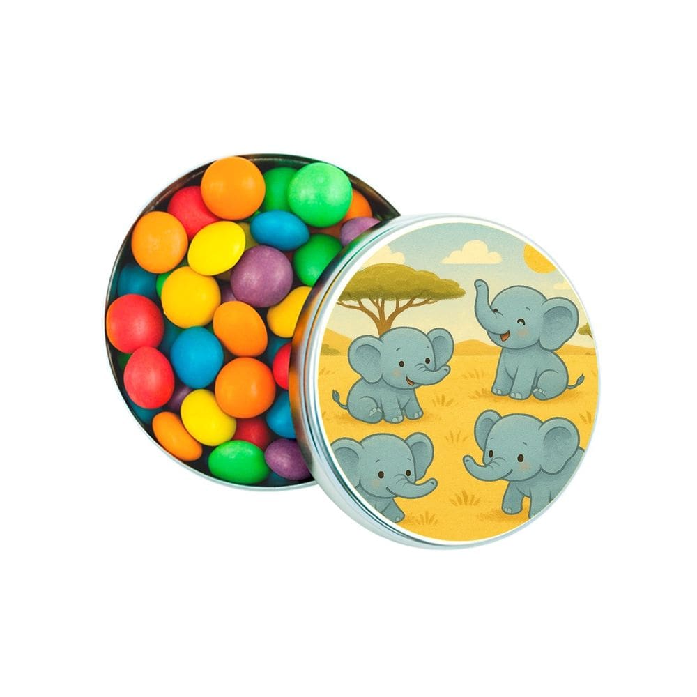 Kit 30 Latinhas Lembrancinhas Elefantinhos