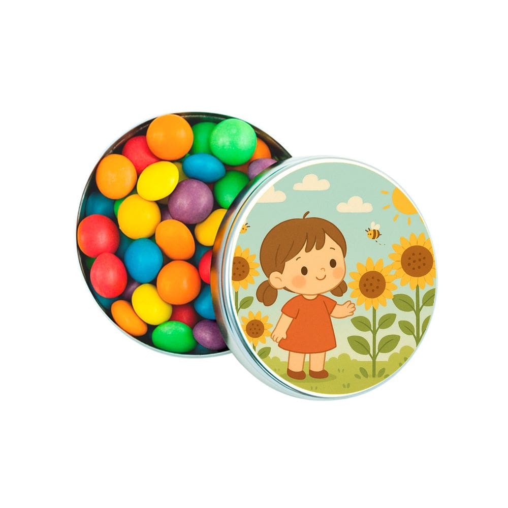 Kit 30 Latinhas Lembrancinhas Jardim dos Girassóis