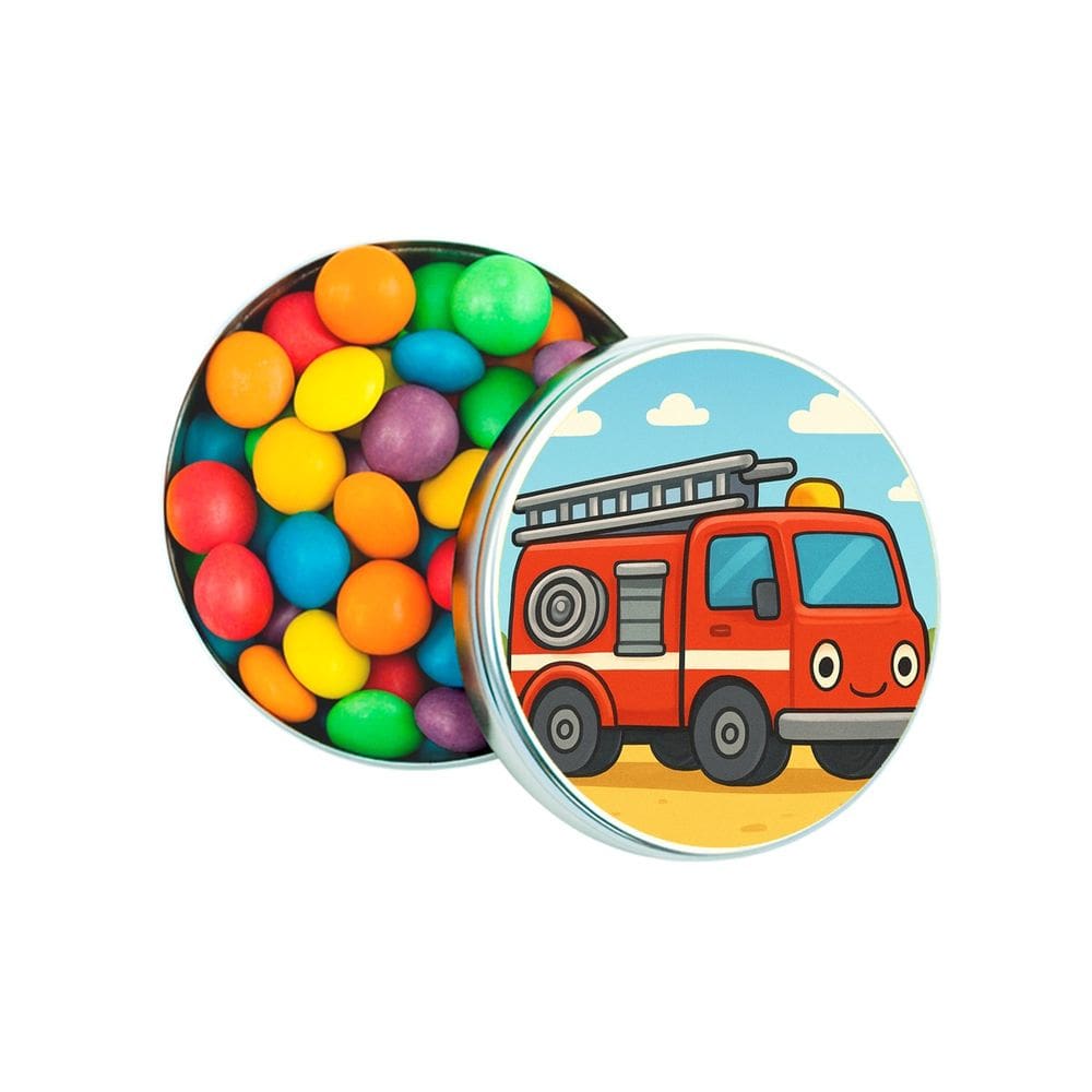 Kit 30 Latinhas Lembrancinhas Caminhão de Bombeiro