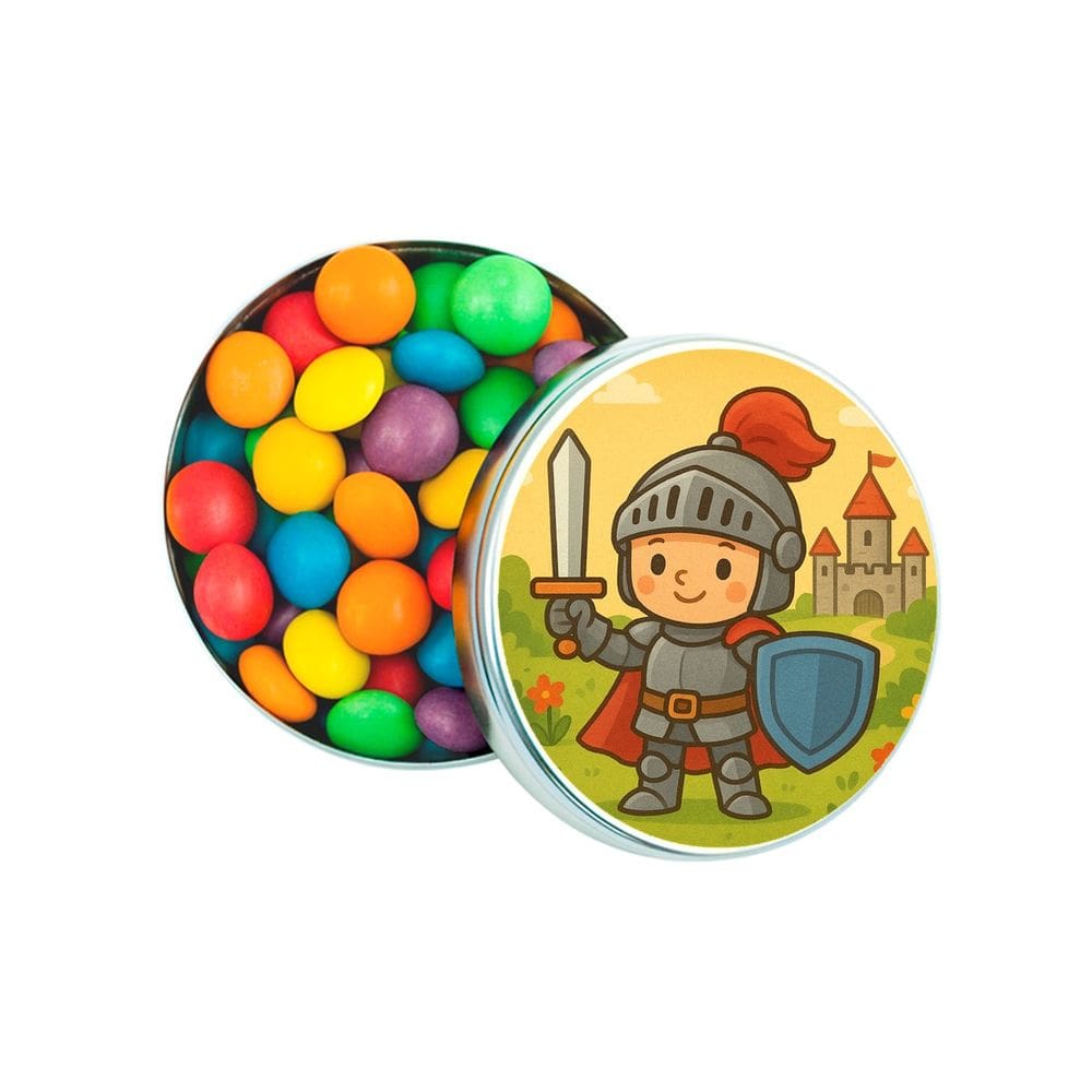 Kit 30 Latinhas Lembrancinhas Cavaleiro Medieval