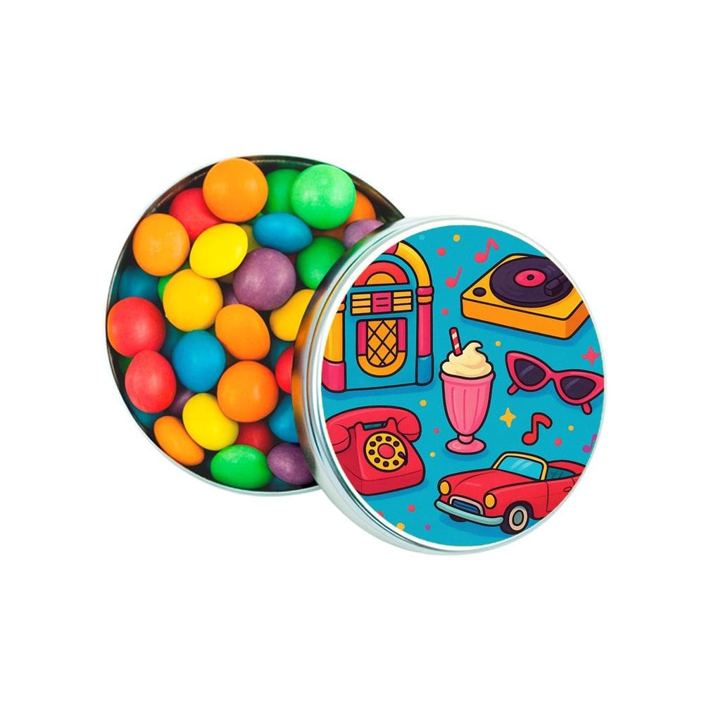 Kit 30 Latinhas Lembrancinhas Anos 50