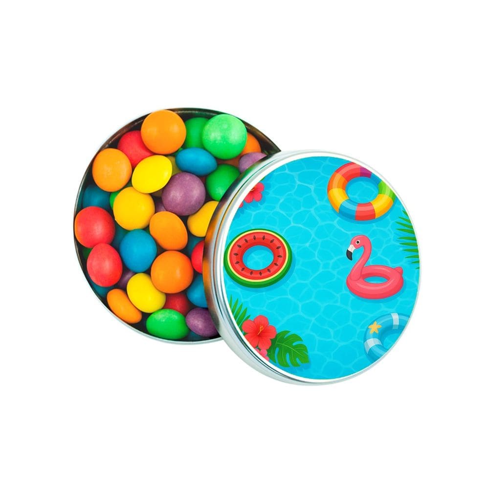 Kit 30 Latinhas Lembrancinhas Festa na Piscina