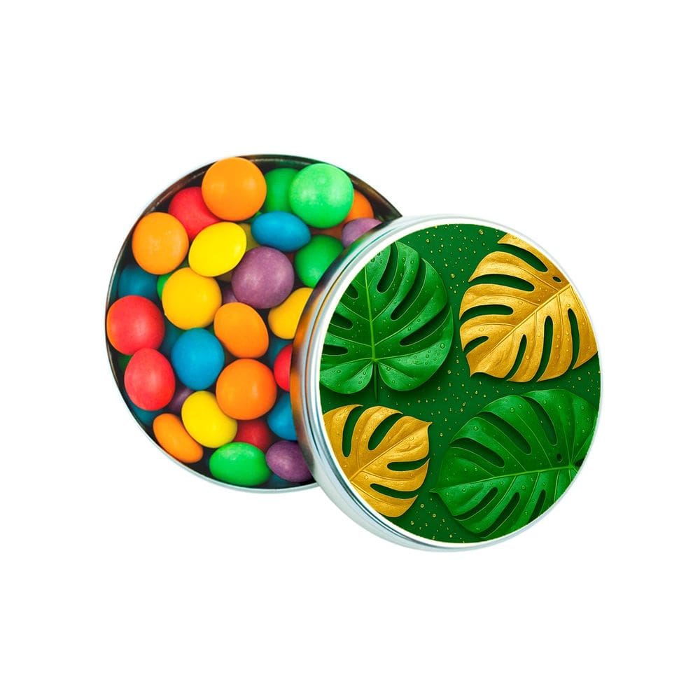 Kit 30 Latinhas Lembrancinhas Folha Costela-de-adão