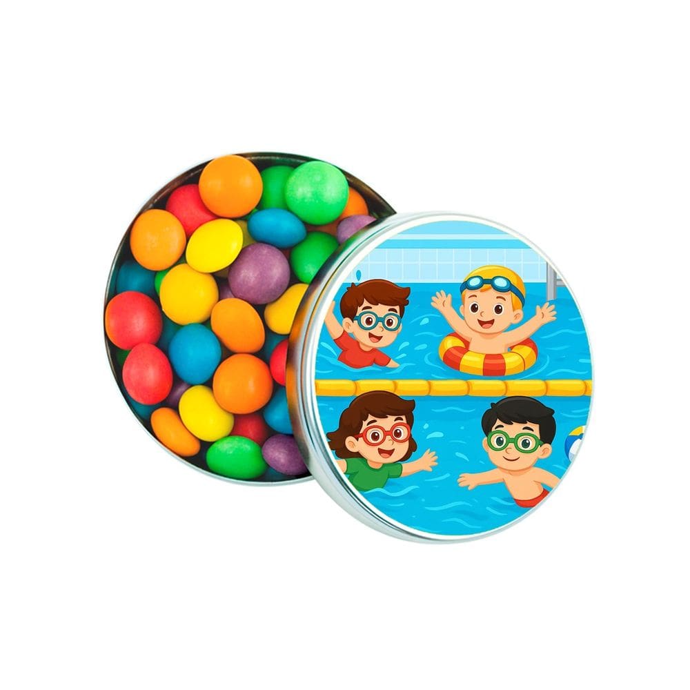 Kit 30 Latinhas Lembrancinhas Natação
