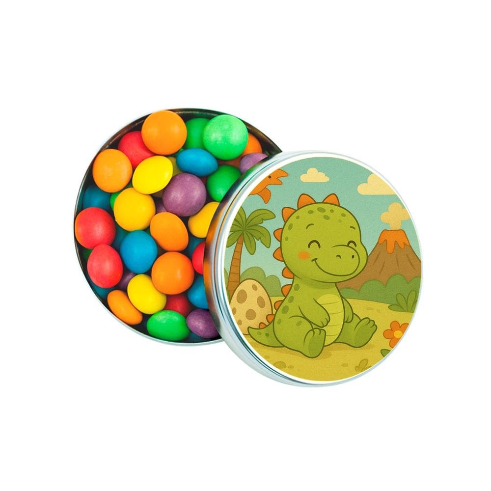 Kit 30 Latinhas Lembrancinhas Dinossauro Baby