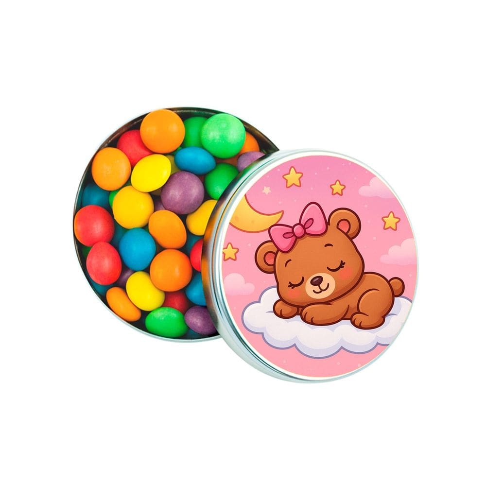 Kit 30 Latinhas Lembrancinhas Ursinha Soninho