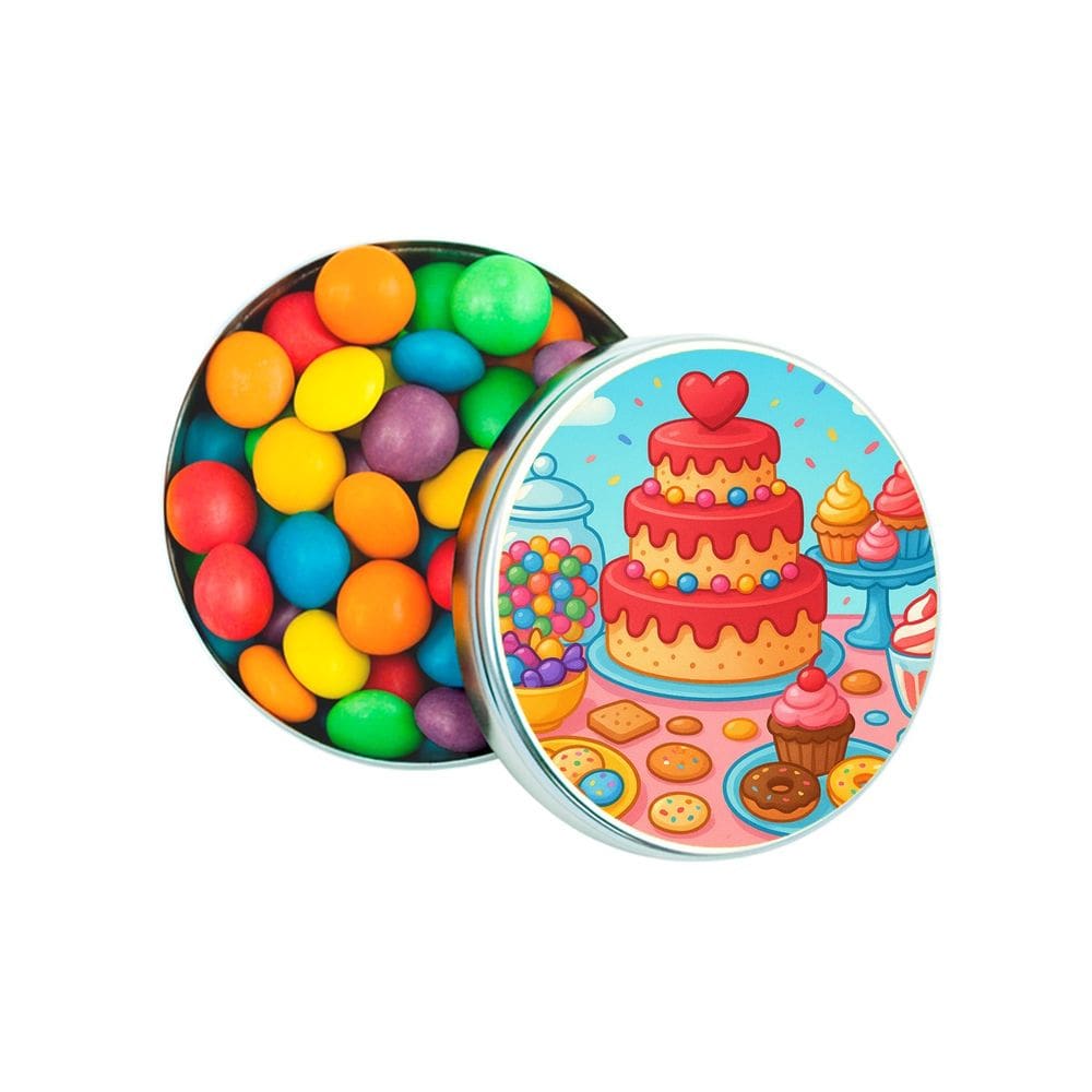 Kit 30 Latinhas Lembrancinhas Mesa Doces Coloridos