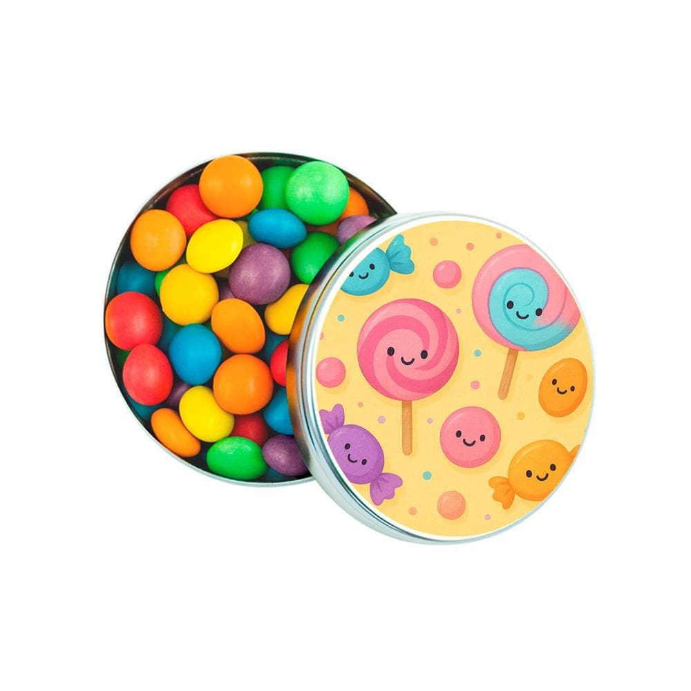 Kit 30 Latinhas Lembrancinhas Balas e Pirulitos
