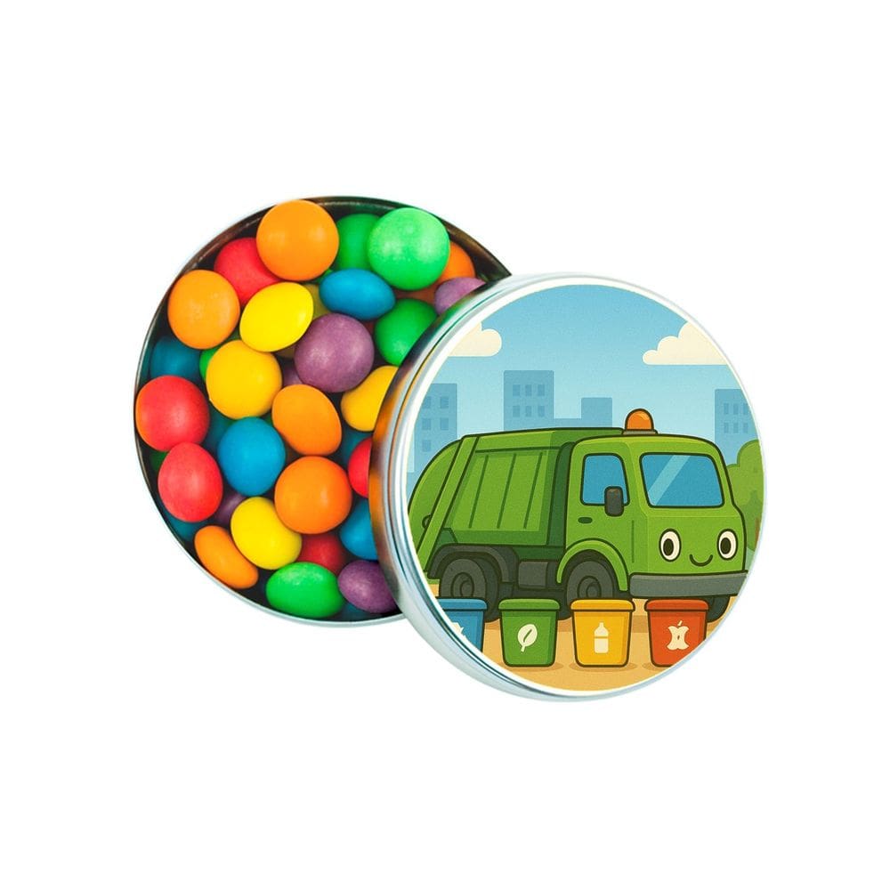 Kit 30 Latinhas Lembrancinhas Caminhão de Lixo