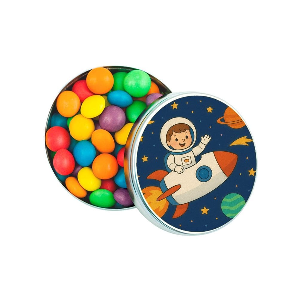 Kit 30 Latinhas Lembrancinhas Aventura Espacial