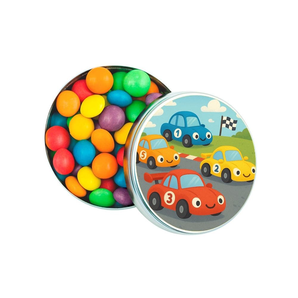 Kit 30 Latinhas Lembrancinhas Carros de Corridas