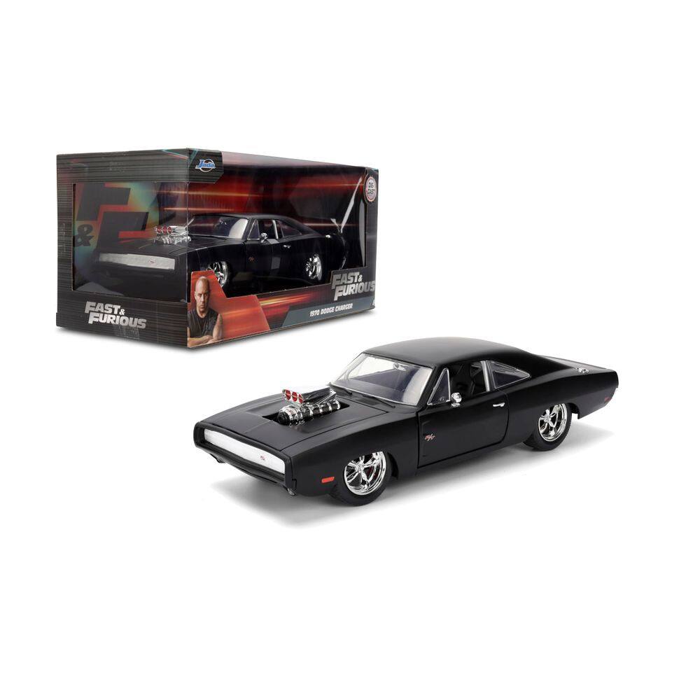 Carro fundido sob pressão Jada Fast & Furious 1:24 Dom`s 1970 Dodge Charger R/T