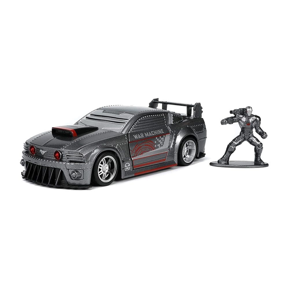 Carro de Metal Fundido Jada Ford Mustang GT 2006 Marvel War Machine