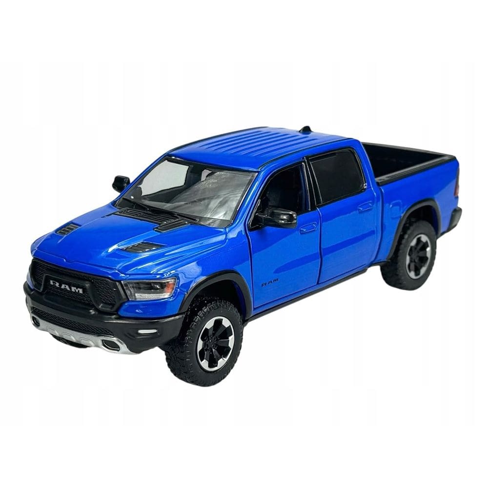 Modelo de carro Motormax 2019 RAM Rebel 1500 1/24-1/27 azul