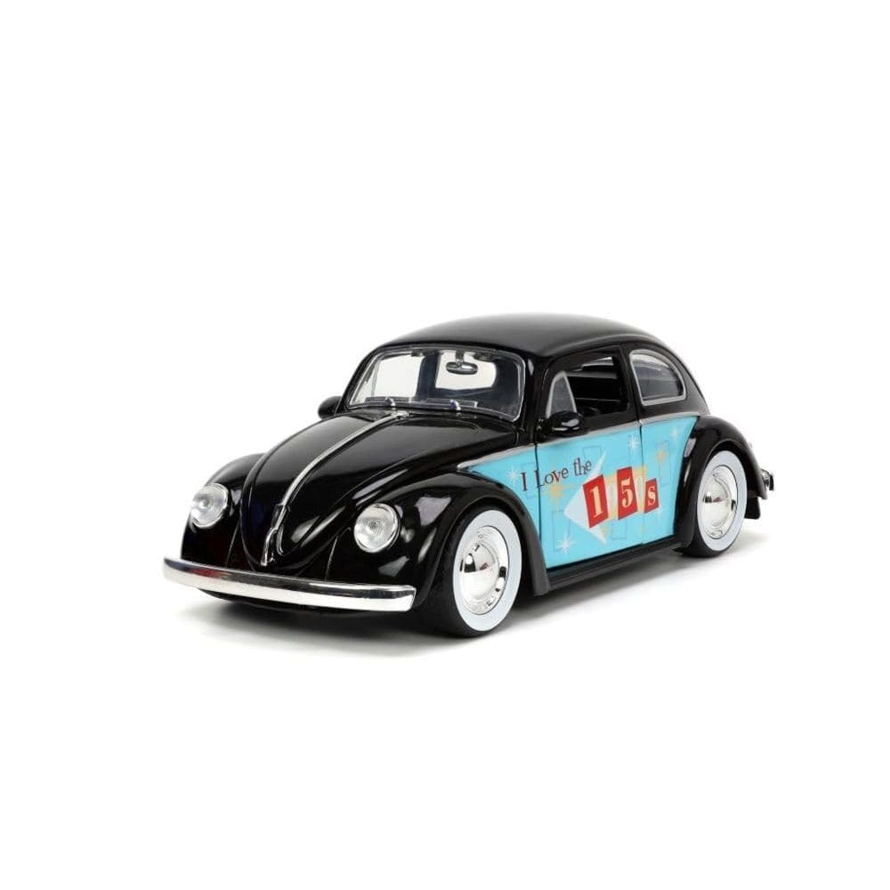 Carro fundido sob pressão Jada Toys I Love The 50`s 1:24 1959 Volkswagen Beetle