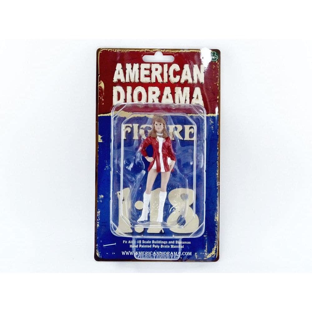 Figura American Diorama Race Day 5 cm para escala 1/18