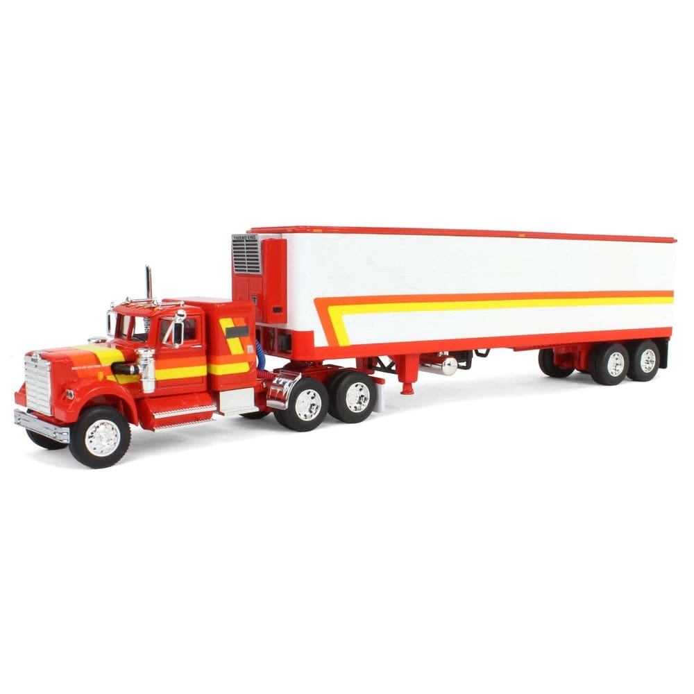Caminhão Diecast First Gear Western Star 4900 com Reboque