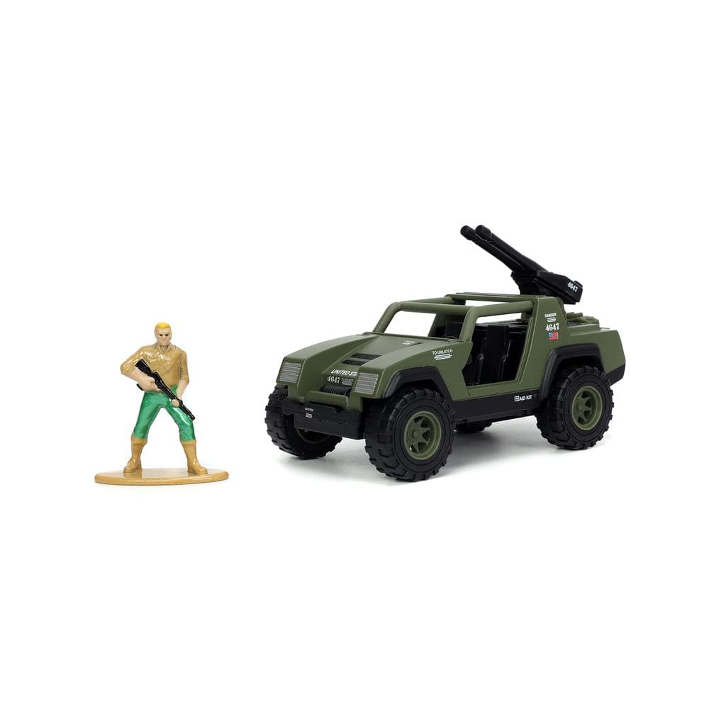 Veículo de Brinquedo Jada G.I. Joe 1:32 V.A.M.P com Figura Duke