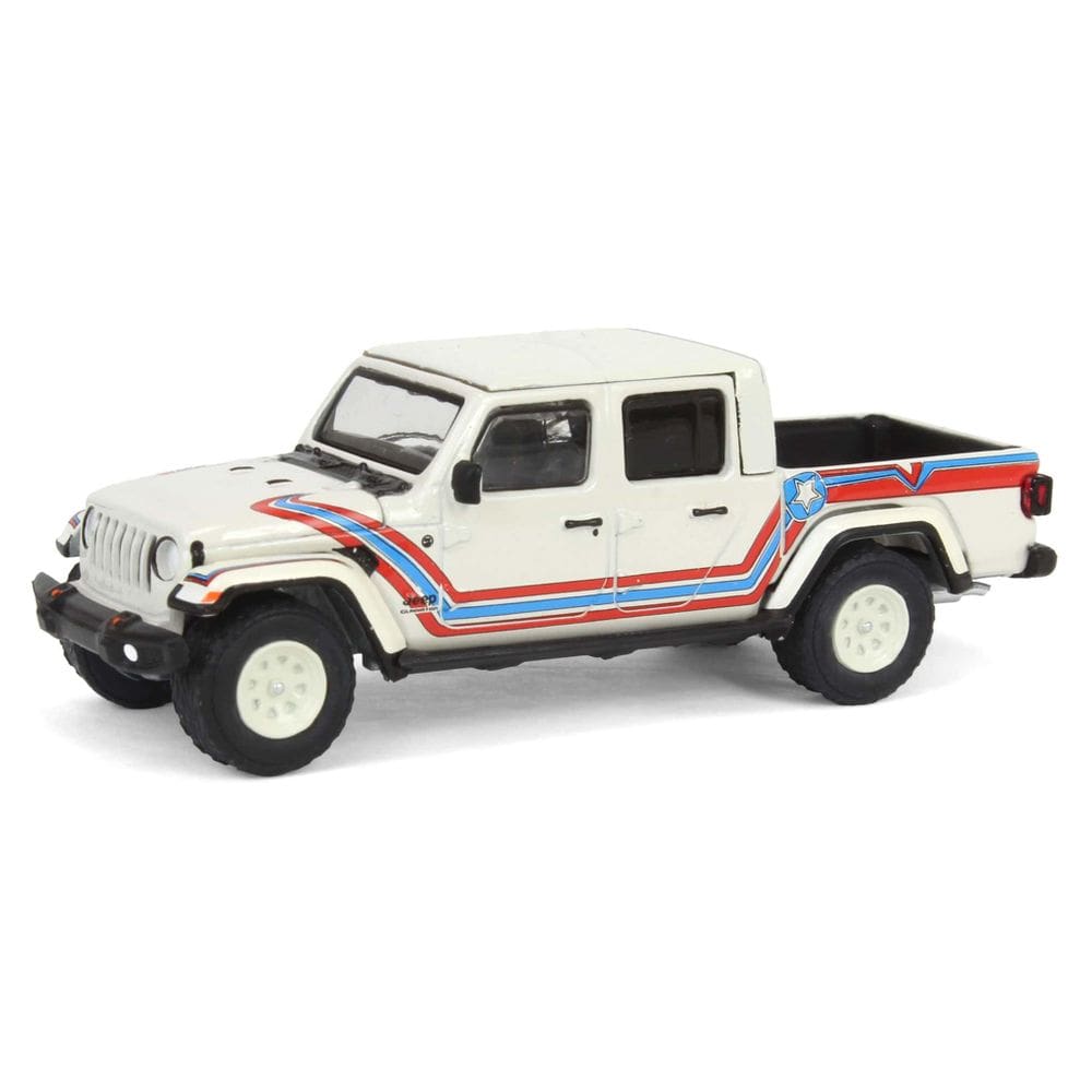 Modelo de carro fundido sob pressão Greenlight 2021 Jeep Gladiator em escala 1/64