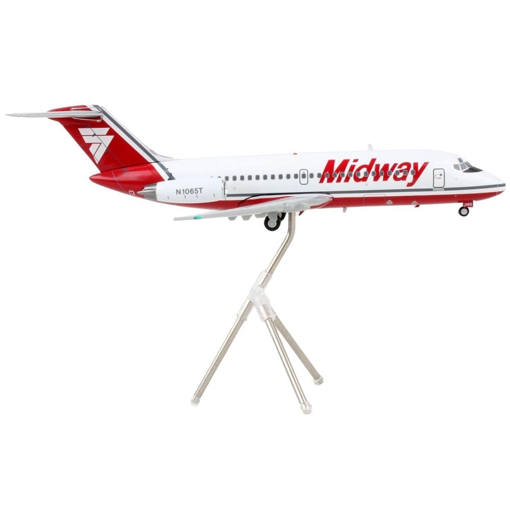 Modelo GeminiJets DC-9-15 Midway Airlines Escala 1:200