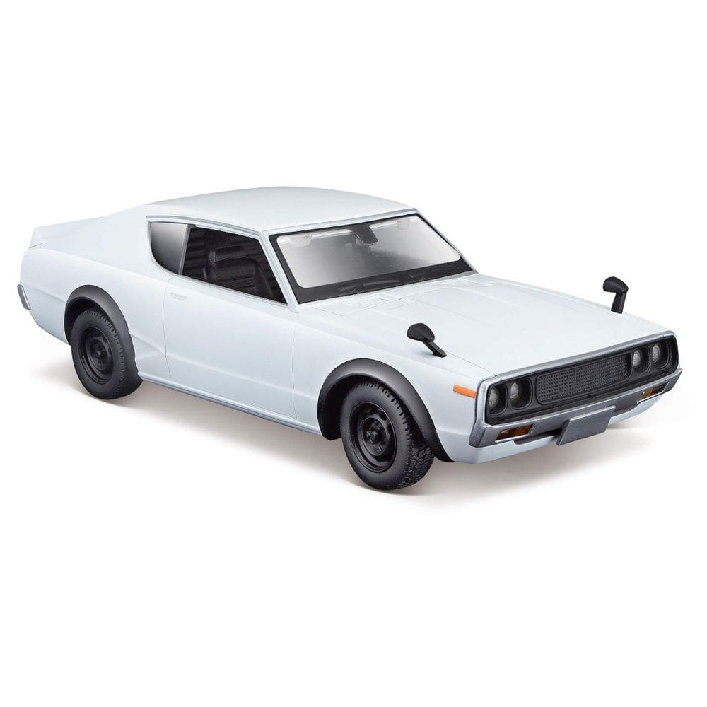 Carro fundido sob pressão Maisto 1:24 SE 1973 Nissan Skyline GT-R Branco