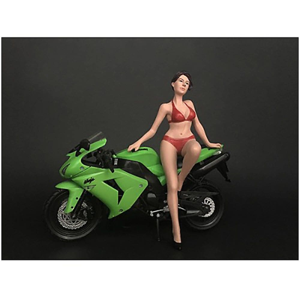 Figura American Diorama Hot Bike Modelo Elizabeth 1/12