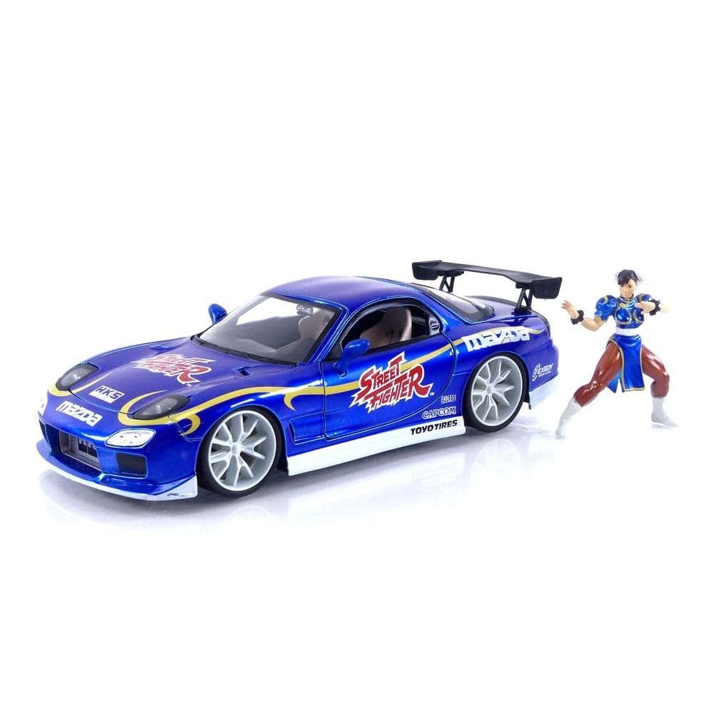 Carro Die-Cast Jada Mazda RX-7 1993 Street Fighter