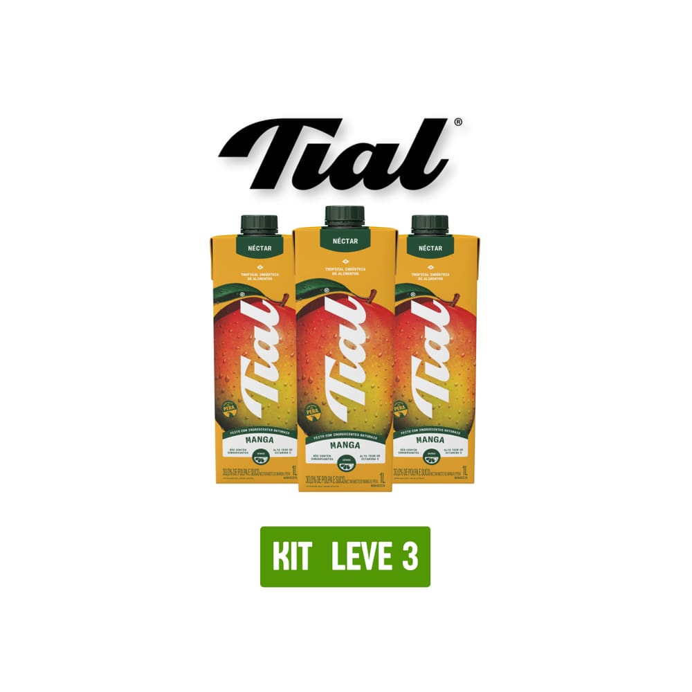 Suco Nectar Tial Manga 1L  - Kit 3 Unid