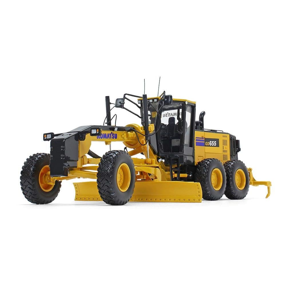 Motoniveladora First Gear Komatsu GD655-6 com Ripper em escala 1/50