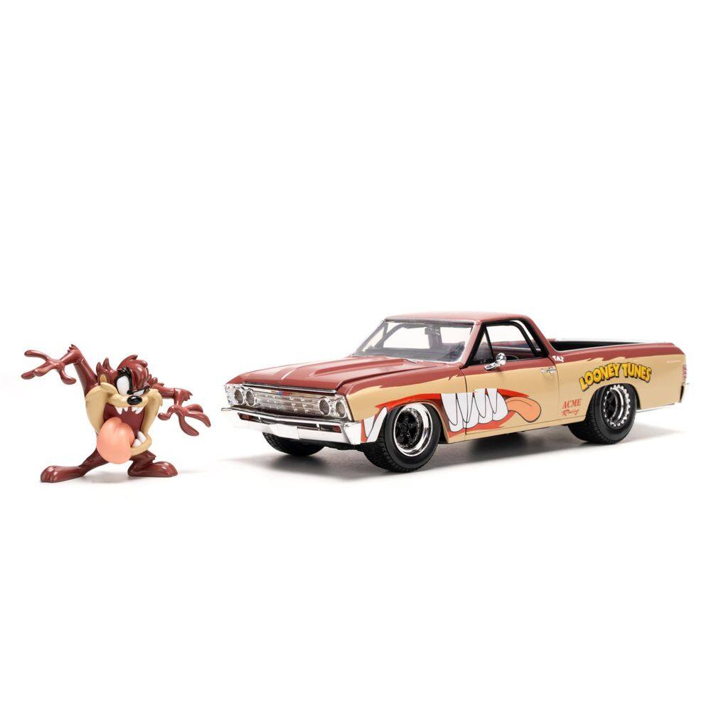 Carro fundido sob pressão Jada Looney Tunes 1967 Chevy El Camino 1:24