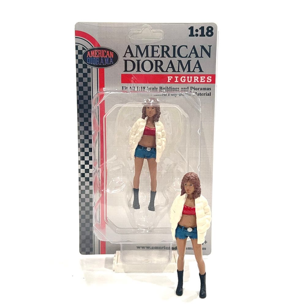 Figura: American Diorama, Hip Hop Girls, resina em escala 1/18