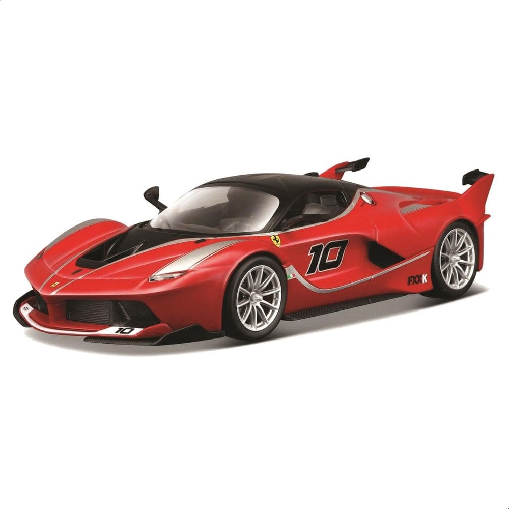 Veículo fundido sob pressão Bburago Racing Ferrari FXX-K em escala 1:24