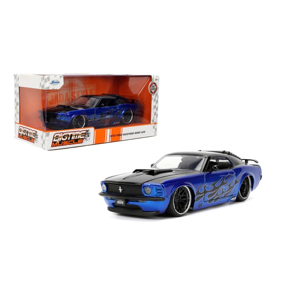 Carro fundido sob pressão Jada Toys Bigtime Muscle 1970 Ford Mustang 1:24
