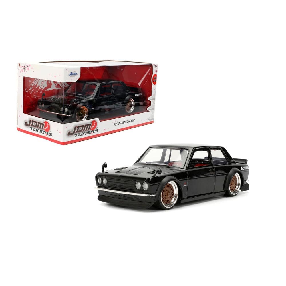 Carro fundido sob pressão Jada Toys JDM Tuners 1973 Datsun 510 1:24